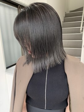 ルーム(Loom.) オリーブグレージュ　ブリーチなしカラー　ブリーチなしオリーブ