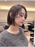 透明感のあるナチュラルハイライトボブ!
