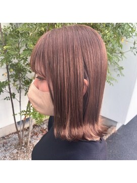 ミル(1001 mille) ベージュカラー/ピンクベージュ/ミディアムヘア