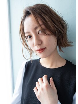 グランブルーヴィータ(GranBlue vita) 大人かきあげボブ/こなれヘア/外国人風カラー