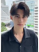 イヴォークトーキョーオーサカ(EVOKE TOKYO osaka) ニュアンスパーマ アッシュブラック カルマパーマ
