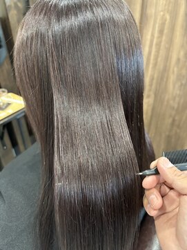 ミミックヘアー(MiMic hair) 酸性ストレート、ピンクブラウン、