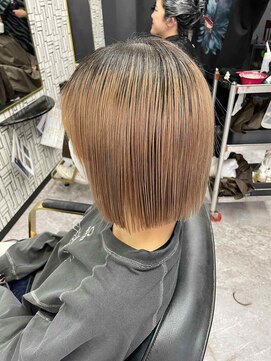 アローズ 久留米店(arose) 大人可愛い透明感立体感グレージュ×エアストレート