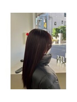 エッジ ヘア メイク(edge hair +make) 髪質改善/縮毛矯正/酸性ストレート/髪質改善ストレート/流山