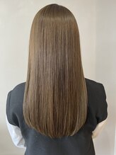 【顧客様支持率No.1メニュー】カット+高濃度水素カラー+2step再整Tr