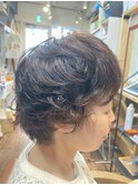 【大山】ゆるふわパーマ/小顔に合わせカット/20代30代40代50代