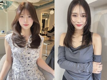 リコバイアフロート(riko by afloat)の写真/韓国トレンドレイヤーカットスタイルなら『riko』にお任せ◎再現性が高いカットで朝のヘアセットも楽に♪