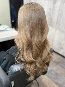 スターズ 川越店(STARS) ミルクティーベージュ ハイトーン ブリーチ 艶髪 10代20代 韓国