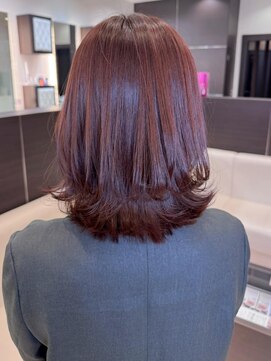 ヴィサージュ ギンザ VISAGE GINZA 艶カラー×ミディアムレイヤー