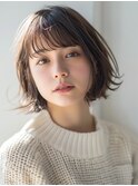 あざと可愛い◎小顔見せショートボブ