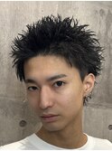 NEXTNEO壮真/メンズ/短髪/スパイキーショート/ブルーブラック