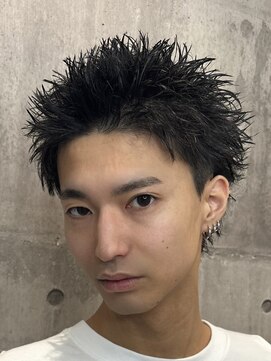 ネクストネオ 静岡(NEXT NEO) NEXTNEO壮真/メンズ/短髪/スパイキーショート/ブルーブラック