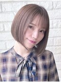 髪質改善/ハイライト/ブリーチ/ベージュ/レイヤーカット/韓国