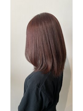 スタイル 皆実店(STYLE) ミディアムレイヤー♪ピンクブラウン