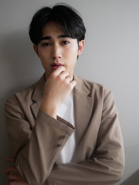 ファロルーエ(falo Ruhe) センターパート ニュアンスパーマ【falo Ruhe二子玉川】