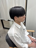 オルカ(ORCA)&nbsp;曲がる縮毛矯正/men's/センターパート/ダウンパーマ/新宿/藤沼