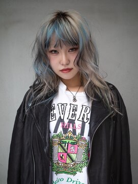 ギークス(GEEKS) 【GEEKS渋谷】ハッシュカット/デザインカラー/渋谷ブリーチ/小顔