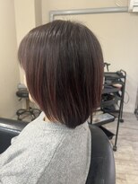 ヘアーアートミュージアム(Hair Art Museum)&nbsp;ピンクブラウンボブスタイル