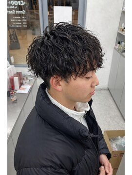 ヌードルバイコア(noodle by CoRe.gn) 色気透け感ラフニュアンスパーマ