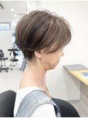 白髪ぼかしハイライト×大人ショート【シン】【加古川】
