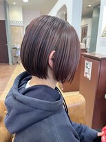 ブランシェ 春日井市民病院前店(BRANCHE) 丸みbob×ワインレッド