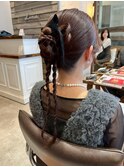 ヘアセット/結婚式お呼ばれヘアヘアアレンジ京都/河原町