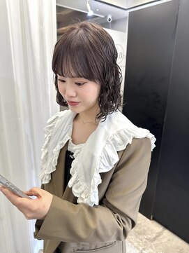 リブロ(LiBro) 大人気☆顎下ミニボブパーマ×シースルーバング◎