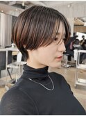 レイヤーボブ切りっぱなしボブレイヤーカット ボブ髪質改善