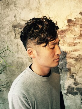 グルーミン(groomin') 前下がり2ブロックパーマスタイル☆