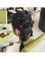 カイム ヘアー(Keim hair)&nbsp;キッズアレンジ/ヘアセット/イベントアレンジ/女の子/お祭り/夏