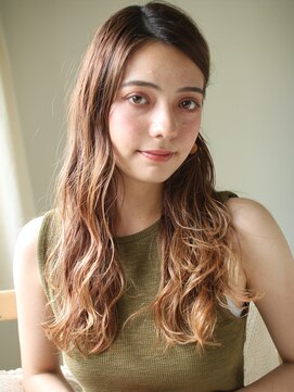 ロンド 表参道店(Lond) 柔らか透けカラーミルクティーベージュ×グラマラスロングヘア＊