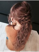 ロングヘアアレンジ