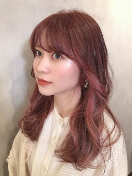 アナザーワールド(ANOTHER WORLD) ピラミンゴ＊ピンクカラー＊インナーカラー