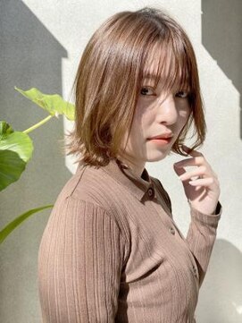 ブロウ ネックス ザ サロン 表参道(VLOW nex the salon) coall 表参道 シアカラー 大人可愛いミディ 似合わせ 長屋亨