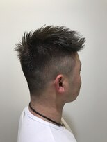 アヴァンス 天王寺店(AVANCE.) MEN'S HAIR 刈り上げ×フェード×ブリーチ×シルバー