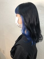 ボックスサロンアンドカフェ(box. SALON and CAFE)&nbsp;インナーカラー ブルー