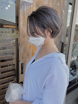 バンビ プライベート サロン(Bambi private salon) グレージュ*グラデーションカラー*ハンサムショート*Bambi松平愛