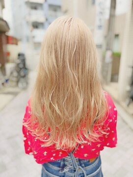 タミー 武蔵小杉(TAMMY) ミルクティーベージュ担当【HIRO】ケアブリーチイルミナカラー