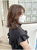 ニュアンスくびれパーマ_大人カジュアル