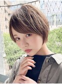 流しバングショート　大場猛