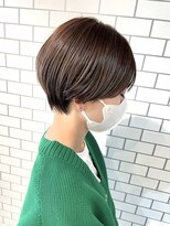 ミーナ バイ アーバン(Meena by urban.)&nbsp;【ANNEXハザマ】丸みショート×透け感グレージュ