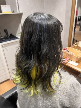 ビスイル 秋葉原店(Vis ill) インナーカラー/ハイライト/波ウェーブ/ブリーチ