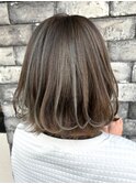 大人なハイライト シークレットハイライト 白髪ぼかし 柿本
