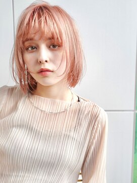 アイビー 吉祥寺(aivee) <aivee>オレンジベージュ/ハイトーンボブ