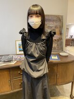 ヘアーアイストゥーレ(HAIR ICI TRE)&nbsp;ぷつっと姫カット　担当　渡邉桜桃