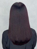 アイティー バイ アルバム 浦和店(IT by ALBUM)&nbsp;ピンクブラウン_レイヤーロング前髪パーマ_ba470241