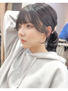 ビューエヒメ(VIEW EHIME) 韓国×顔まわりカット×レイヤーカット×グレージュ