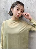 ナチュラルストレート☆切りっぱなし外ハネボブ
