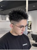 フェード/短髪/スパイキーショート