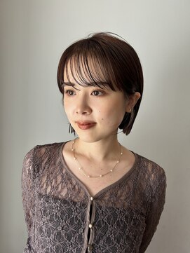 ガーランド (Garland) 切りっぱなしボブ/ワイドバング/前髪/原宿神宮前